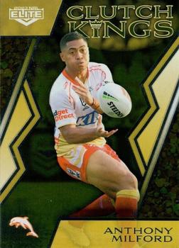 2023 NRL Traders Elite - Clutch Kings #CK05 Anthony Milford Front